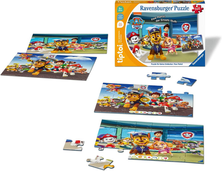 Ravensburger tiptoi Spiel 00125 Rätselspass auf dem Bauernhof - Lernspiel ab 3 Jahren & tiptoi Puzzl