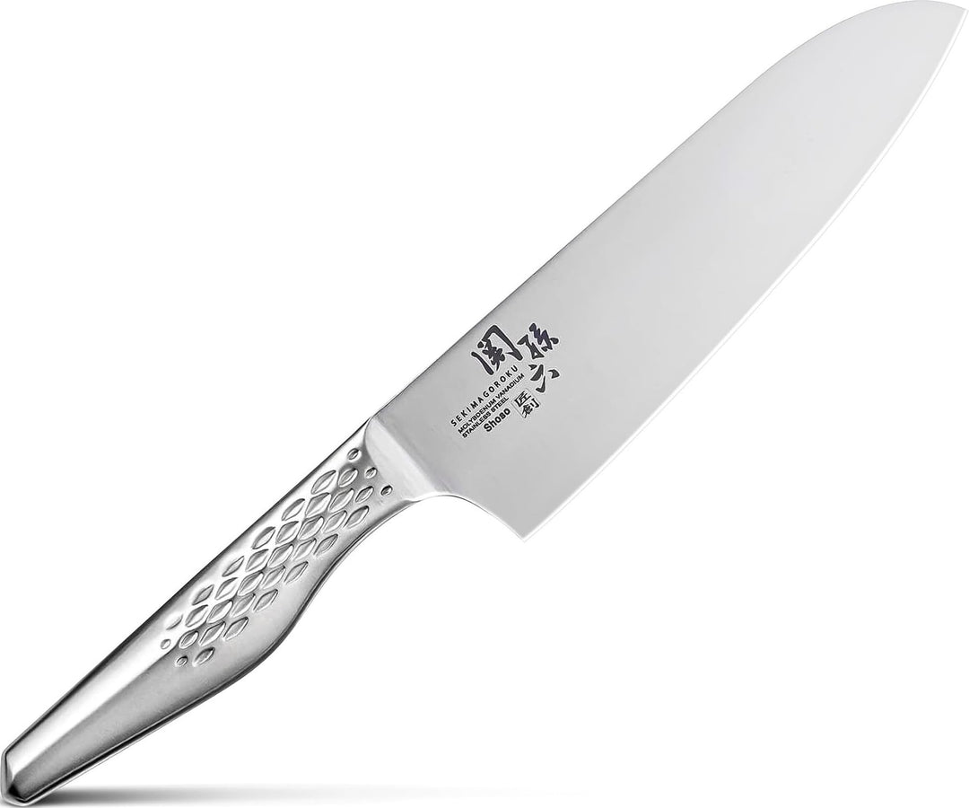 KAI AB-5156 SEKI MAGOROKU Shoso Santoku 6.5, Silber, 29cm Edelstahl 29cm, Edelstahl 29cm