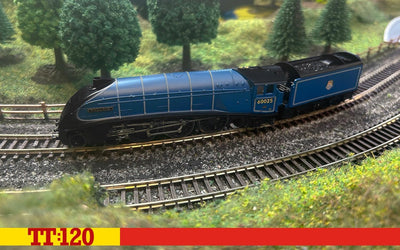 Hornby TT:120 Modelleisenbahn TT3009M BR Klasse A4 Klasse 4-6-2 60025 „Falcon“ – Lokomotiven der 4.