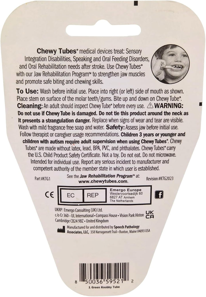 Green Chewy Tube (Knobbly) by Chewy Tube