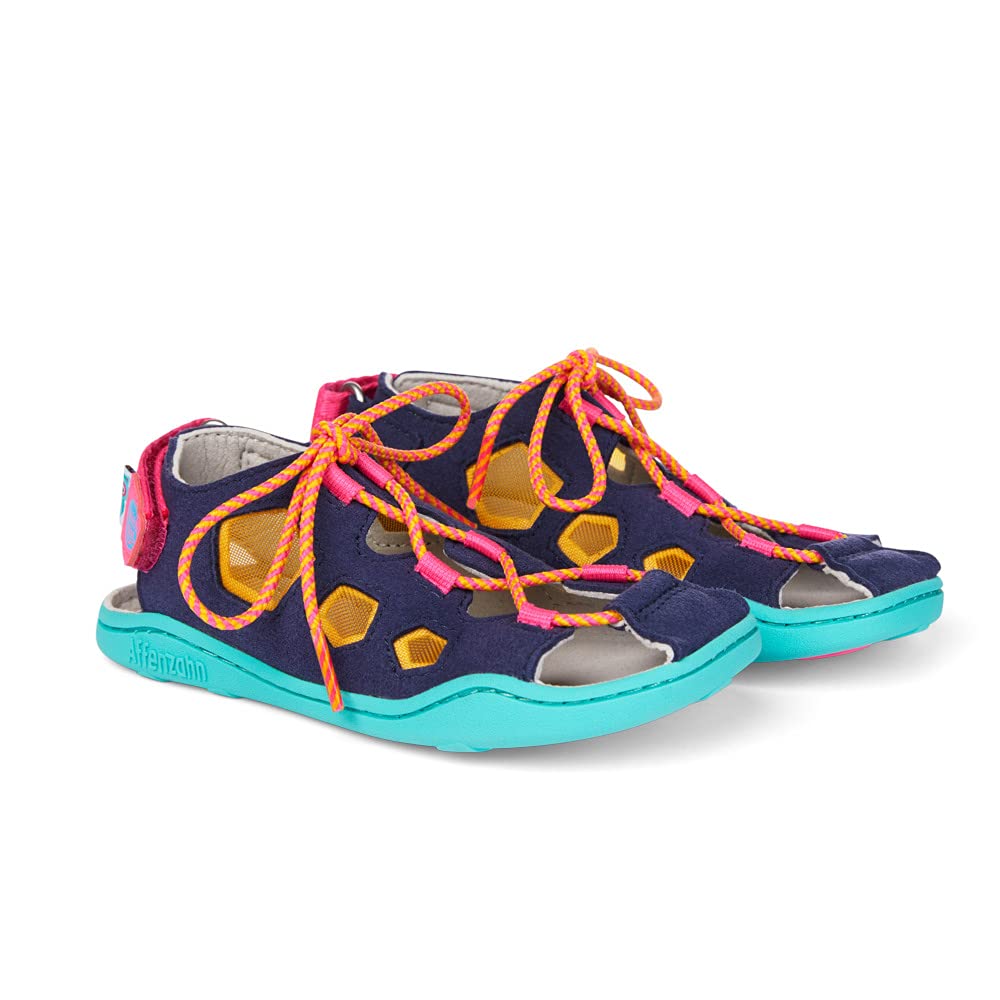 Affenzahn Sandale Vegan Free 28 EU Blaue Eule, 28 EU Blaue Eule