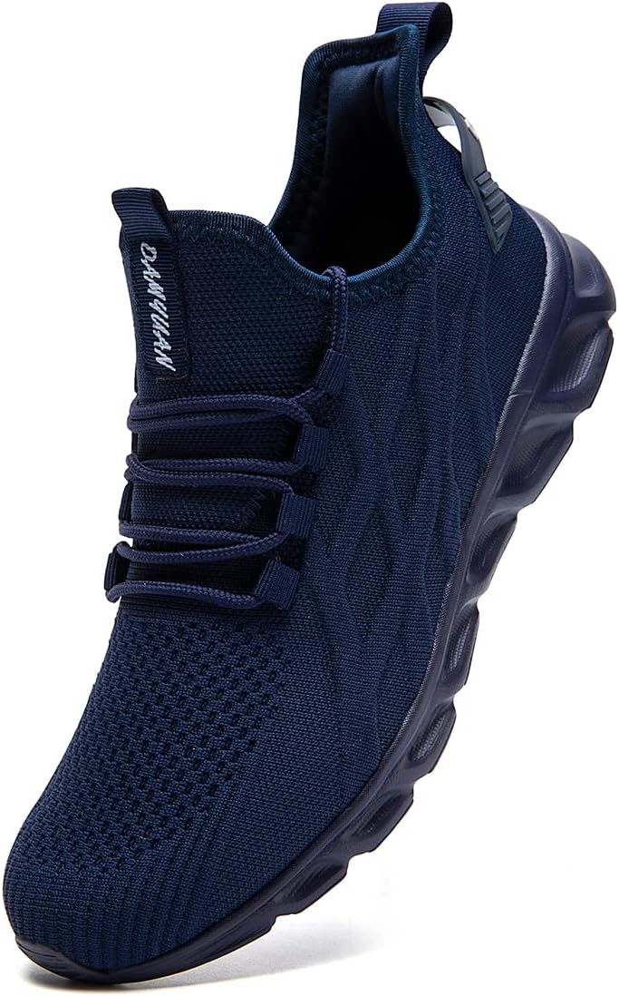 Linenghs Herren Schuhe Laufschuhe Turnschuhe Sportschuhe Sneaker Running Tennis Freizeit Strassenlau