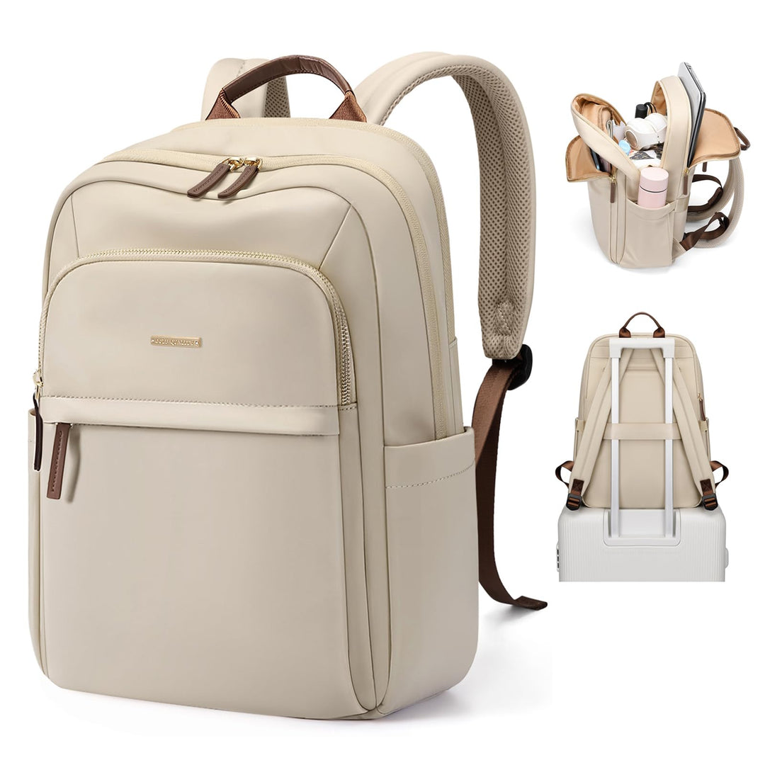 Rucksack Damen Herren, Laptop Schulrucksack,Women Travel Backpack Elegant für Uni Reise Büro, Tagesr