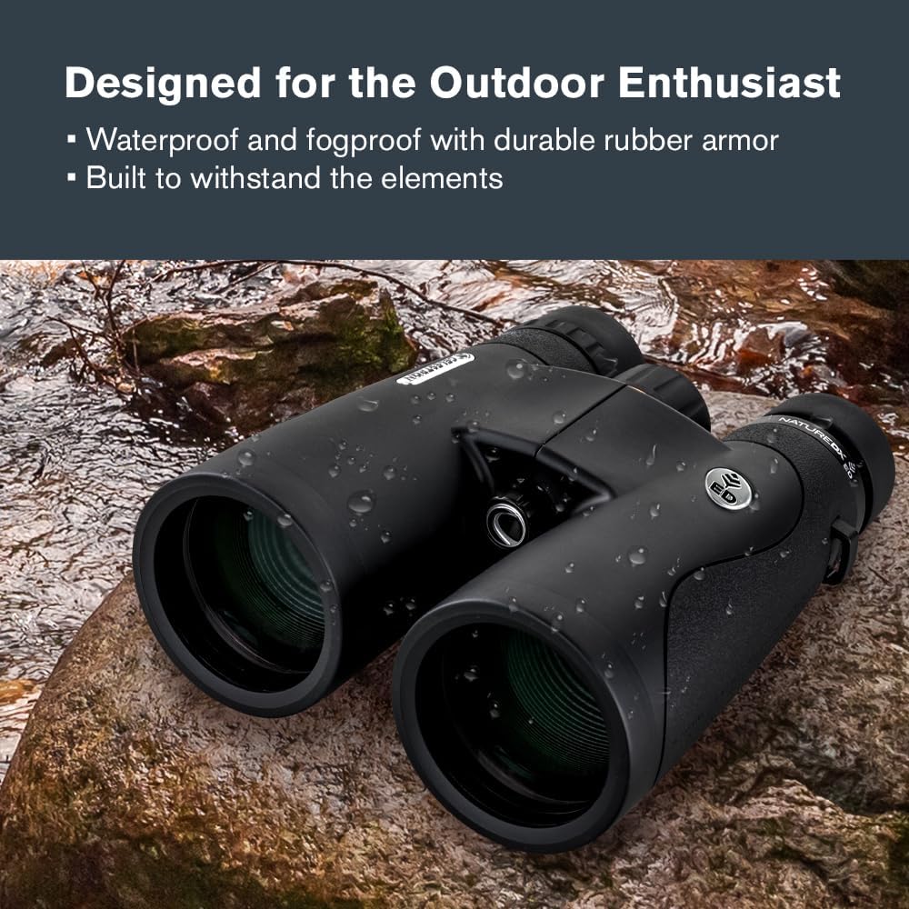 Celestron Nature DX ED 10x50 Binoculars - Premium Extra-Low Dispersion ED Glass Lenses, 10x50