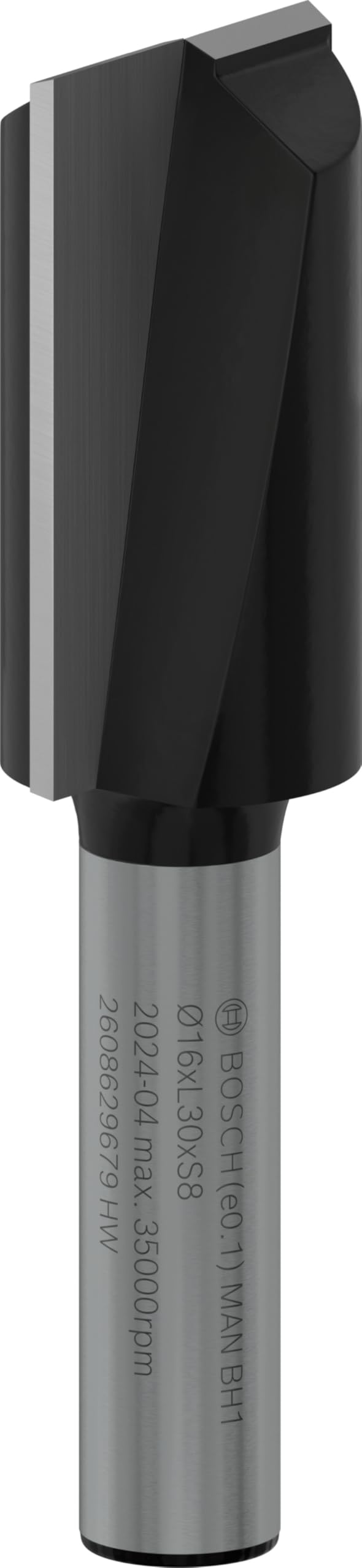 Bosch 1x PRO Nutfräser, zweischneidig (für Weichholz, Hartholz, Ø 16 mm, Professional Zubehör Handfr