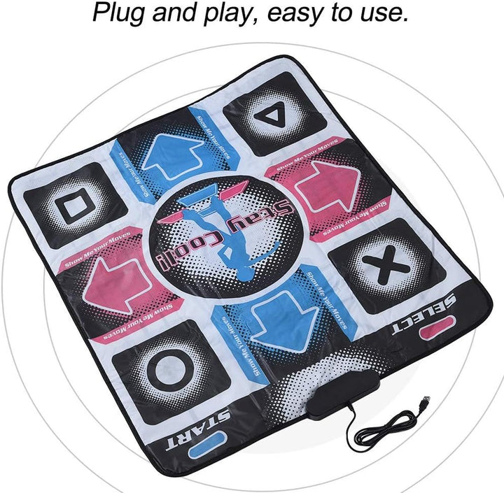 Yosoo Health Gear Tanzmatte für PC, Dance Pad Controller mit USB Kabel, Dance Game Mat, Multifunktio