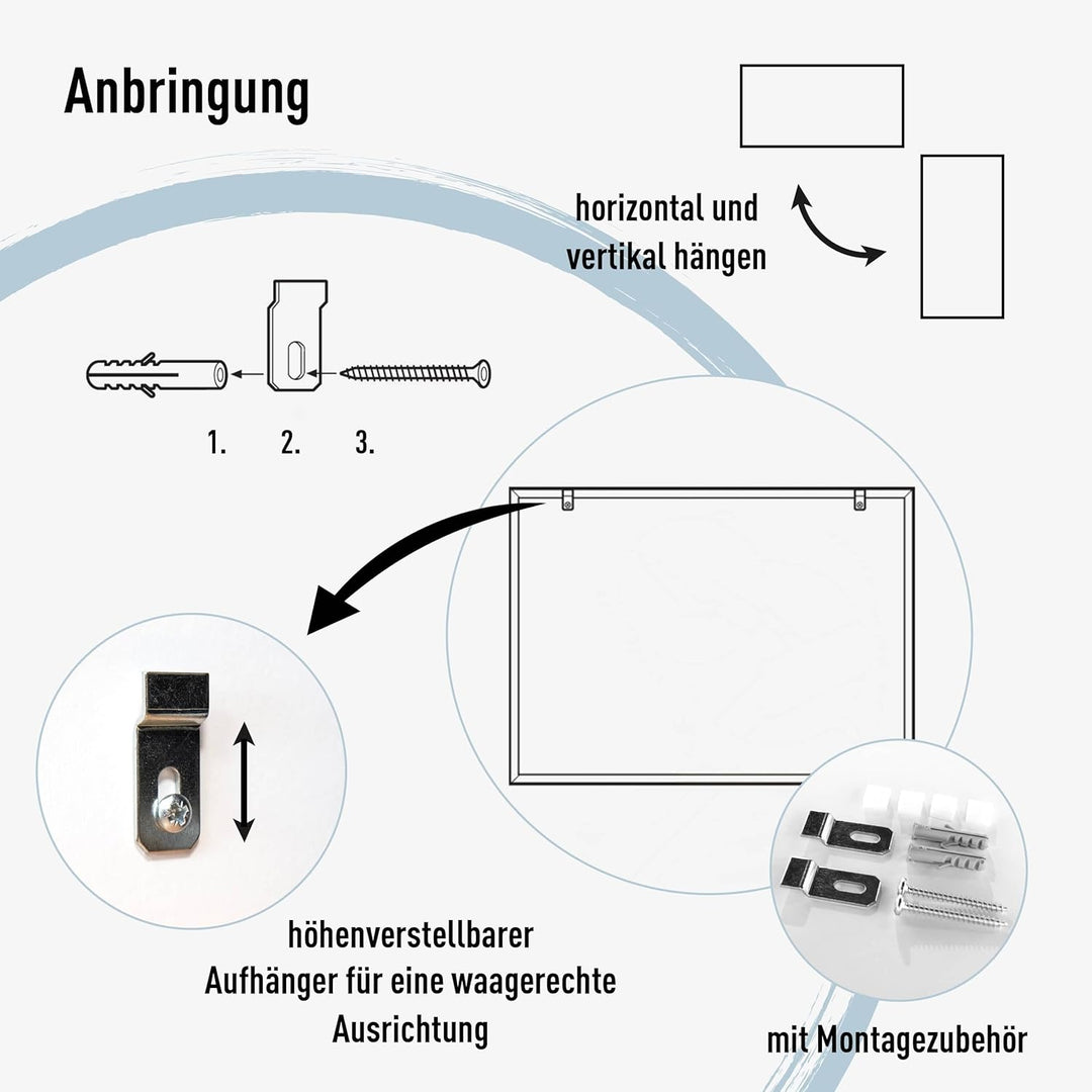 nielsen HOME Wandspiegel Florentina, Silber, ca. 70x170 cm Silber 170L x 70B cm, Silber 170L x 70B c