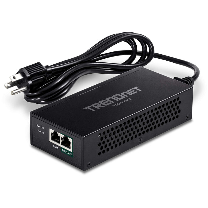 TRENDnet TPE-119GI Gigabit PoE++ Injektor, wandelt einen Nicht-PoE-Port in einen PoE++ um Gigabit, P