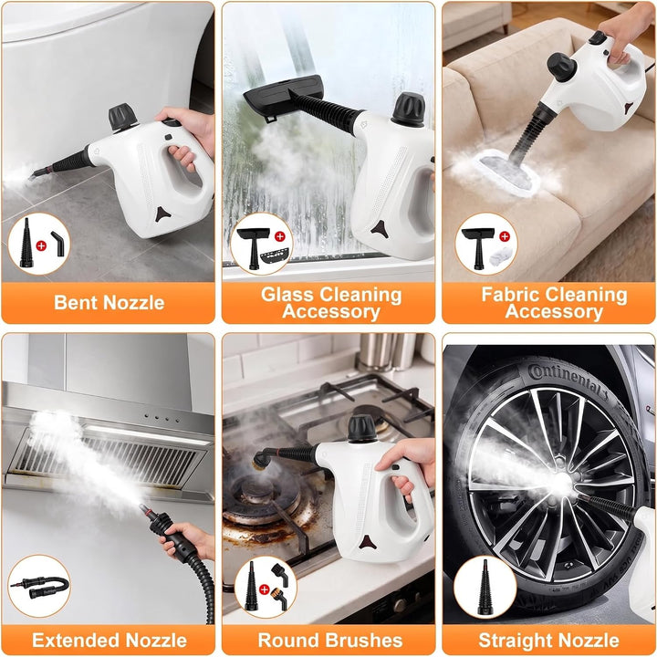 Dampfreiniger Handgerät 450ml Steam Cleaner Dampfreiniger Für Alles Handdampfreiniger Dampfente Trag
