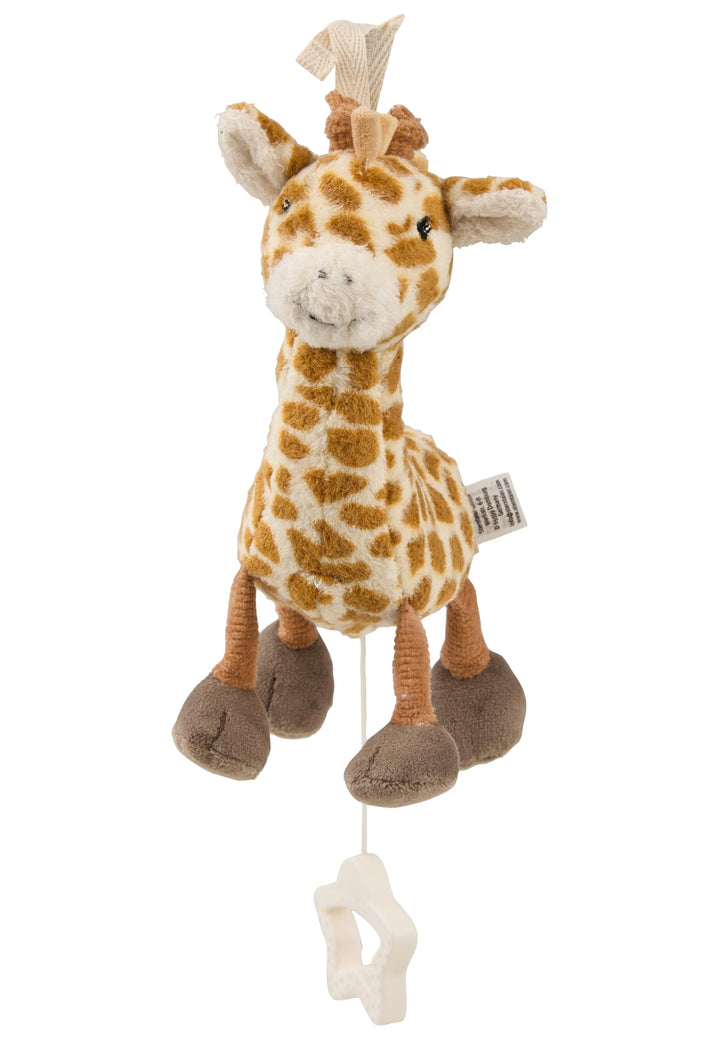 Sterntaler Spieluhr S Giraffe Kaya – kleine Spieluhr aus weichem Stoff – entnehmbares Spielwerk – Me