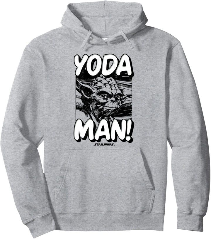 Star Wars Yoda Man Poster Pullover Hoodie