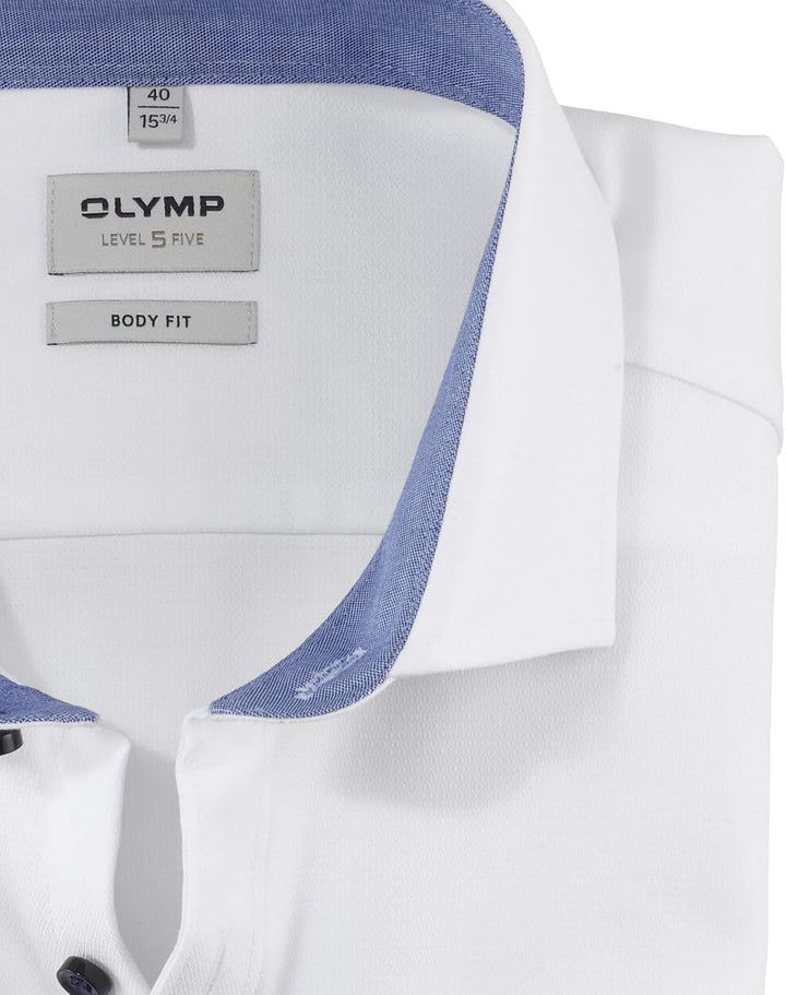 OLYMP Herren Businesshemd Level Five Langarm - Pflegeleichtes Stretchkomfort Business Hemd Herren -