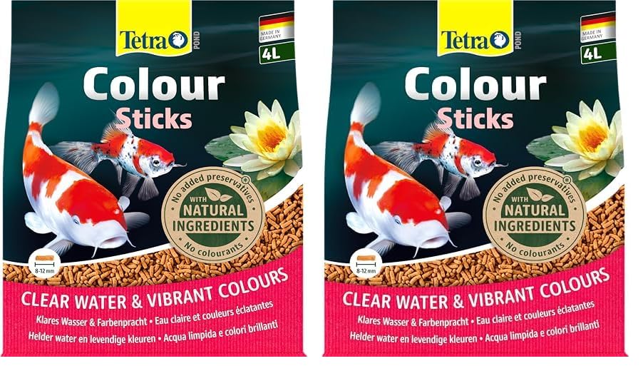 Tetra Pond Colour Sticks - Fischfutter für Teichfische, für natürliche Farbenpracht und klares Wasse
