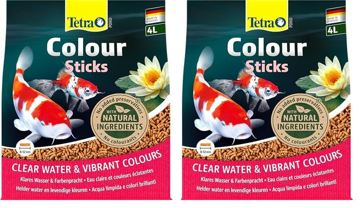 Tetra Pond Colour Sticks - Fischfutter für Teichfische, für natürliche Farbenpracht und klares Wasse