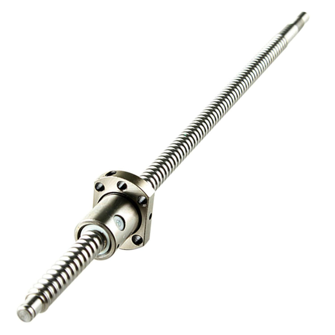 CNCYEAH SFU1204 Kugelumlaufspindel 550mm, Gewindespindel Edelstahl Rolled Ballscrew-spielfreie Balls