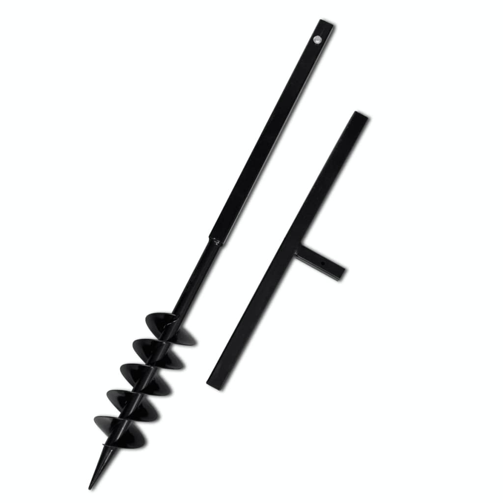 Bohrer mit Griff 100 mm Benzin Erdbohrer für Bohrmaschine Garten Handbohrer Bodenbohrer Erdbohrgerät