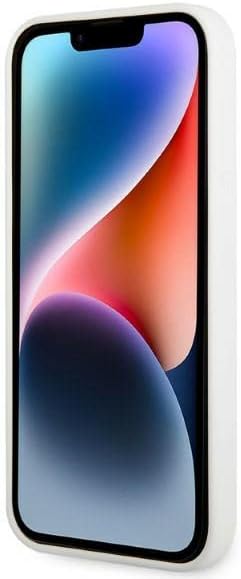 KARL LAGERFELD KLHMP14MSNCHBCH Hülle für iPhone 14 Plus 6,7" hardcase Weiss Silic