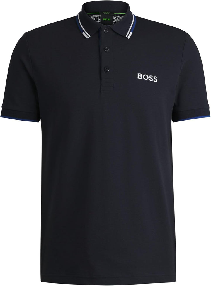 BOSS Herren Poloshirt M New - Dark Blue402, M New - Dark Blue402