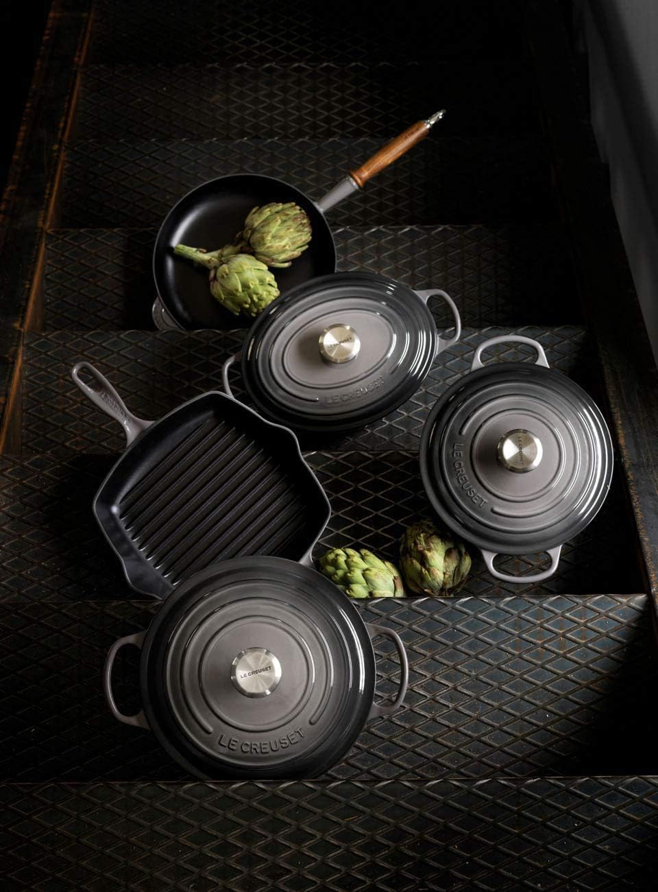 Le Creuset Signature Gusseisen-Bräter mit Deckel, Ø 27 cm, Oval, Für alle Herdarten und Induktion ge
