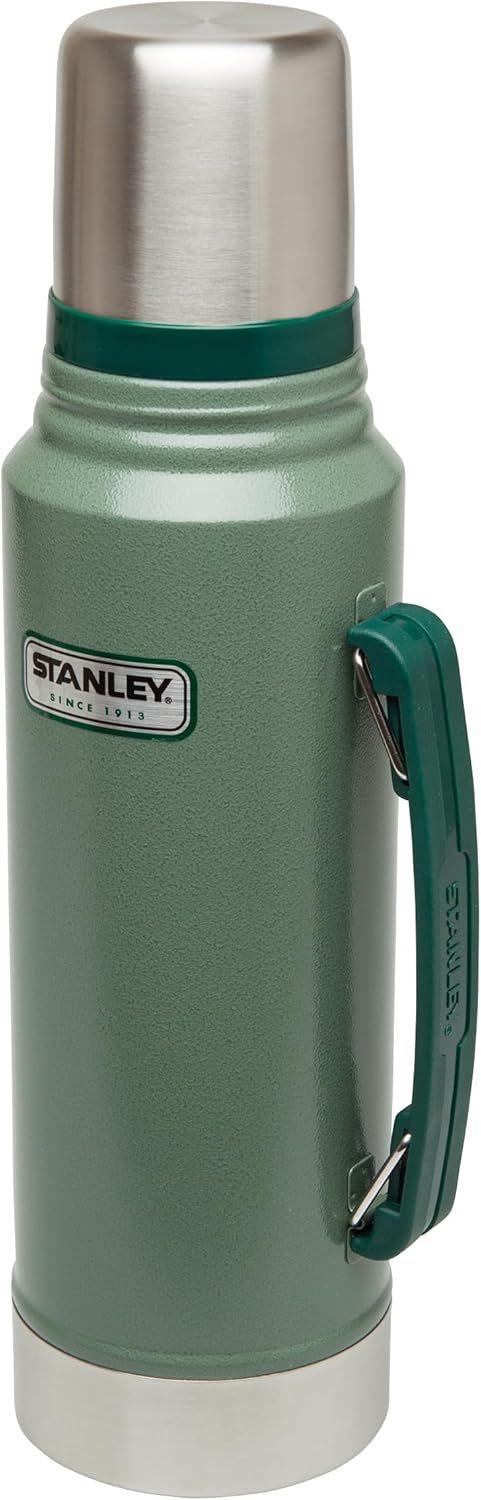 Stanley Classic Legendary Bottle Thermoskanne 1L - Hält 24 Stunden heiss/Kalt - Edelstahl Thermosfla