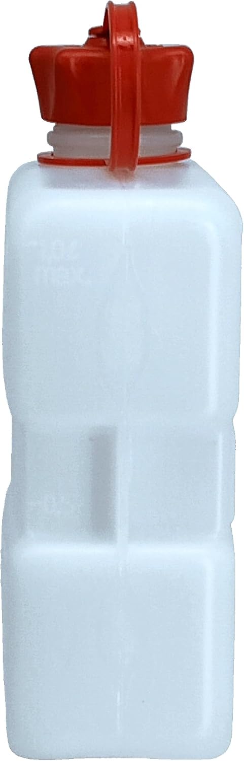 FuelFriend®-PLUS CLEAR 1,0 Liter - Klein-Benzinkanister Mini-Reservekanister + Flexibles Premium-Aus