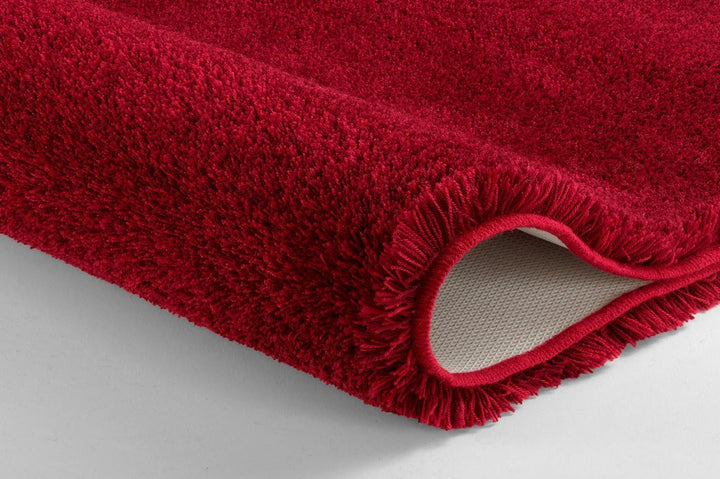Kleine Wolke 5405453360 Badteppich Relax 60 x 100 cm Rubin, 60 x 100 cm Rubin