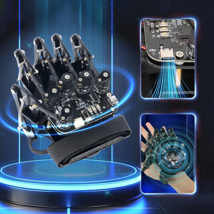 Drahtloser ESP32-Handschuh mit Bewegungserkennung, unterstützt Arduino, ACECode und Python, DIY-Robo