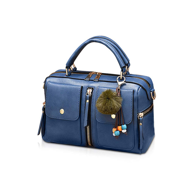 NICOLE &amp; DORIS Damen Mode Handtaschen Modestil Kunstleder Tasche Reissverschluss Umhängetasche Damen
