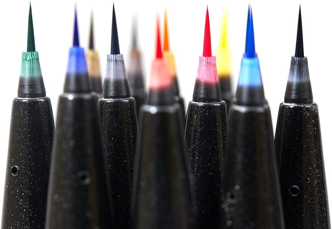 Pentel Etui Spitze Pinsel Sign Pen Artist 1 stück (12er Pack) Sortiert, 1 stück (12er Pack) Sortiert