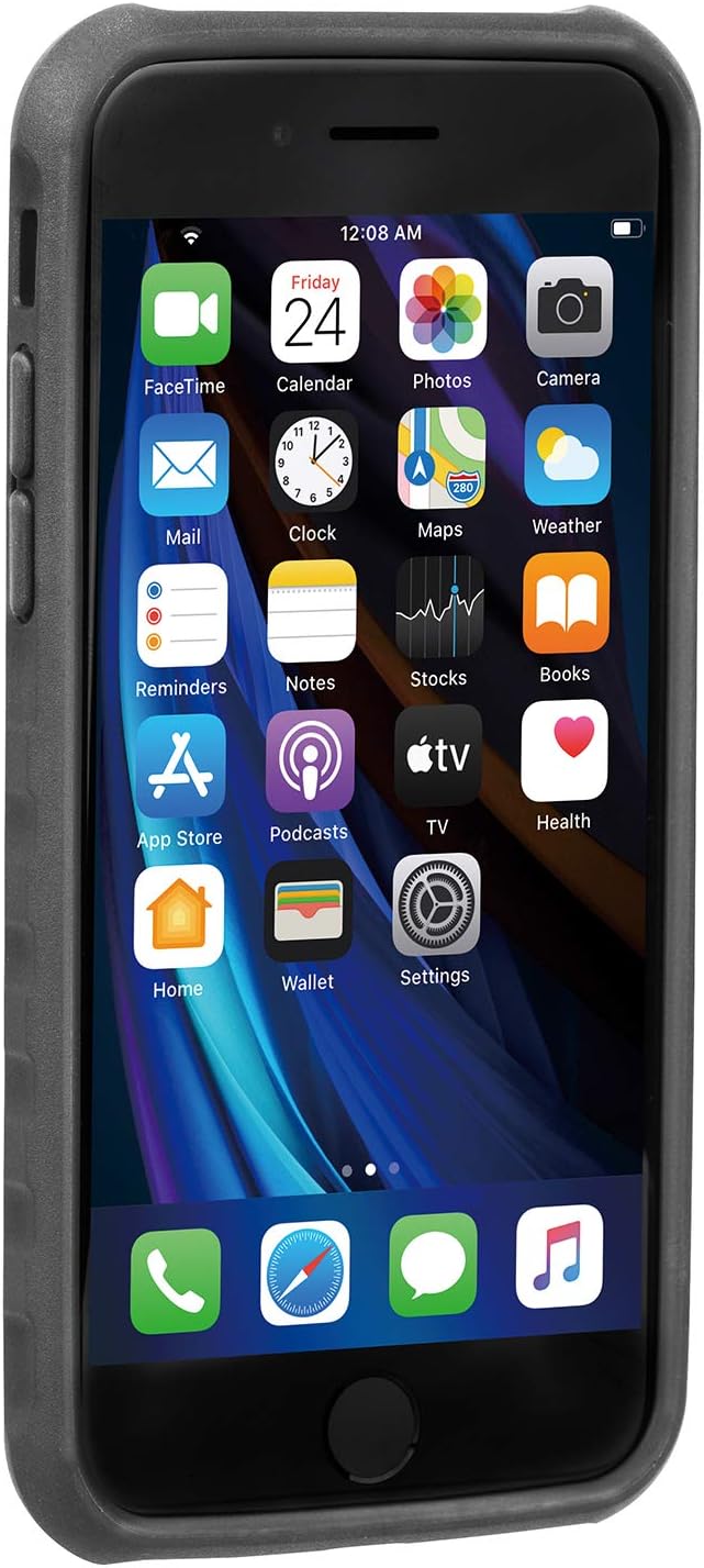 TOPEAK Ridecase (Apple iPhone 7-8-Se) -Black Tasche, Schwarz, TU EU