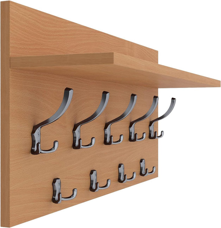 AKKE Mikon 40x80 | VERTI Garderobenpaneel Wandgarderobe Garderobe Wandpaneel Kleiderstange CHROM | B