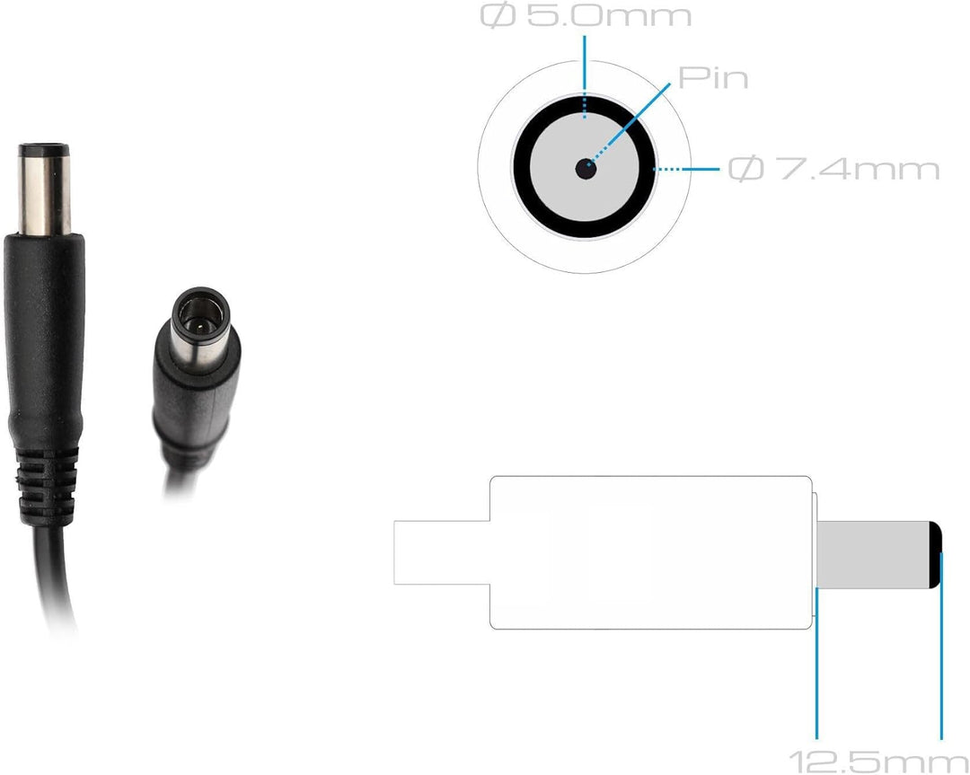 Dell Latitude 14 (E6440) Original Netzteil 65 Watt Normale Bauform