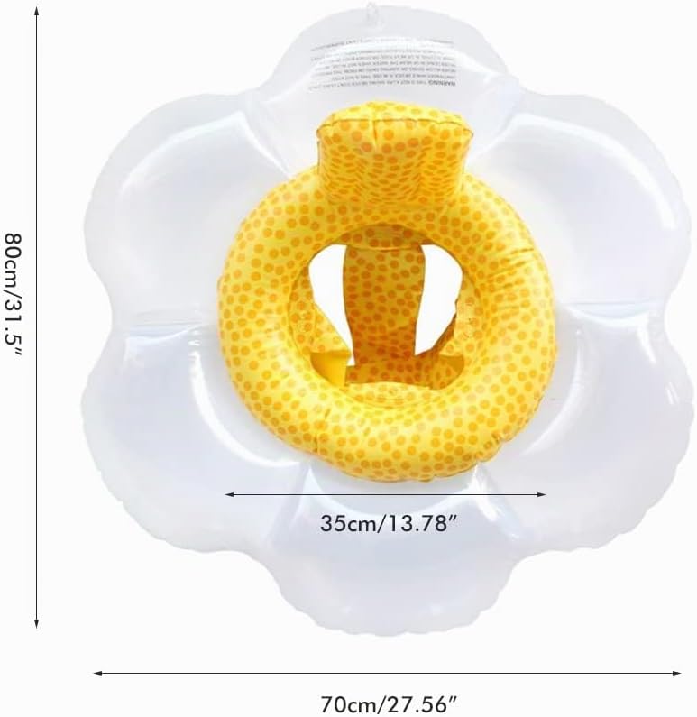 Baby Schwimmring Float, Baby Sun Flower Schwimmring Kinder Aufblasbarer Schwimmring Schwimmbecken Zu