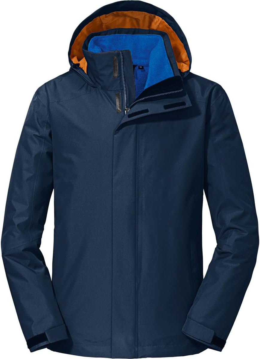 Schöffel Herren 3in1 Jacket Partinello M, wind- und wasserdichte Winterjacke mit separat verwendbare