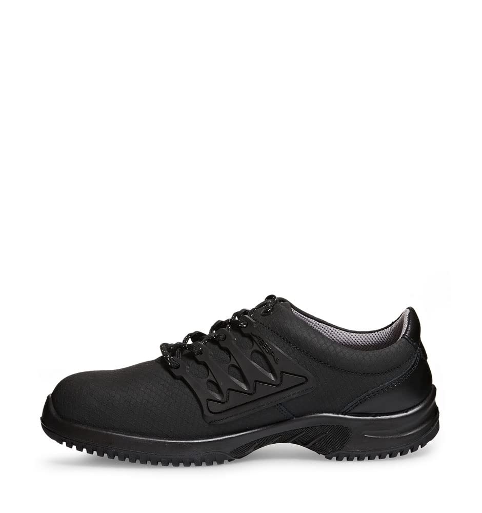 ABEBA 31765 UNI6 ESD Niedriger Schuh, S3, SRC, Schwarz, Grösse 40 40 EU, 40 EU