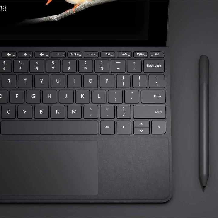 Microsoft Surface Go Type Cover für Handy, Platinum, QWERTY, Cover Port, Tastaturen für Mobiltelefon