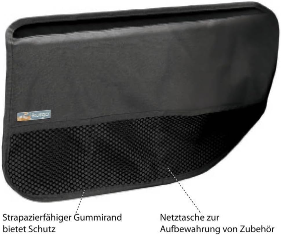 Kurgo Autotürschoner für Hunde, Schützt Autotüren vor Hundekrallen und Schmutz, Mit Taschen, Einstel