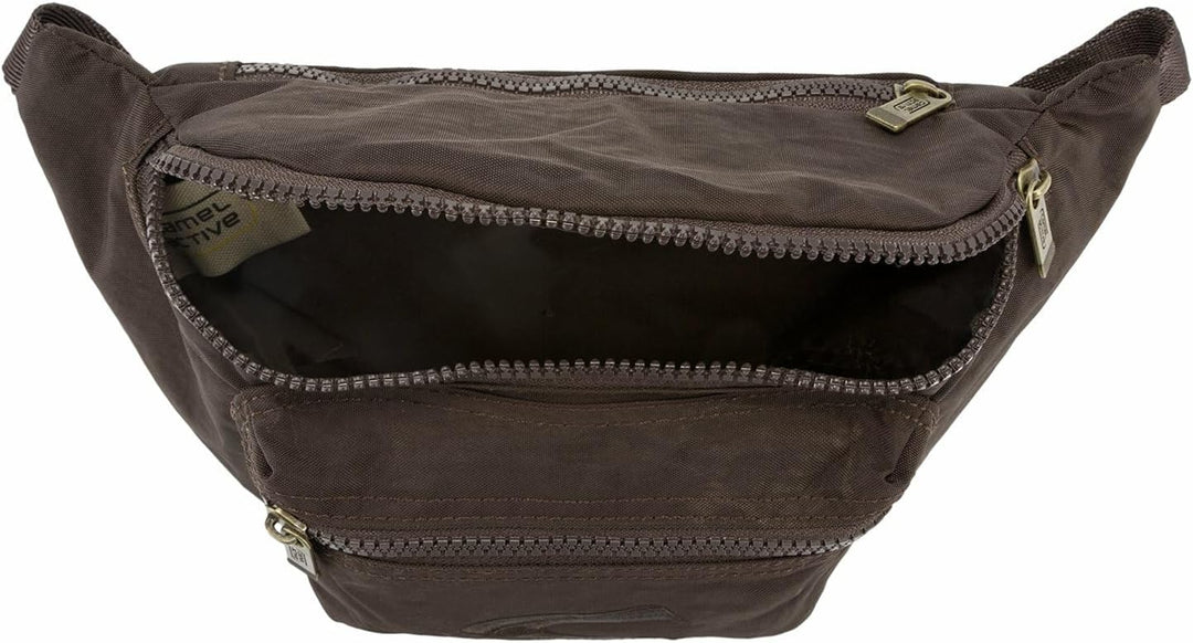 camel active Herren Journey Gürteltasche Braun Brown S, Braun Brown S