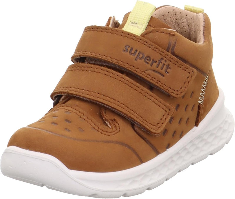 Superfit Jungen Breeze Lauflernschuh, 21 EU Braun Gelb 3020