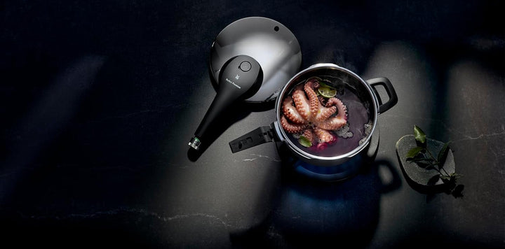 WMF Perfect Premium Fusiontec Schnellkochtopf Induktion, Dampfkochtopf 3l, High-Tech Keramik, 2 Koch