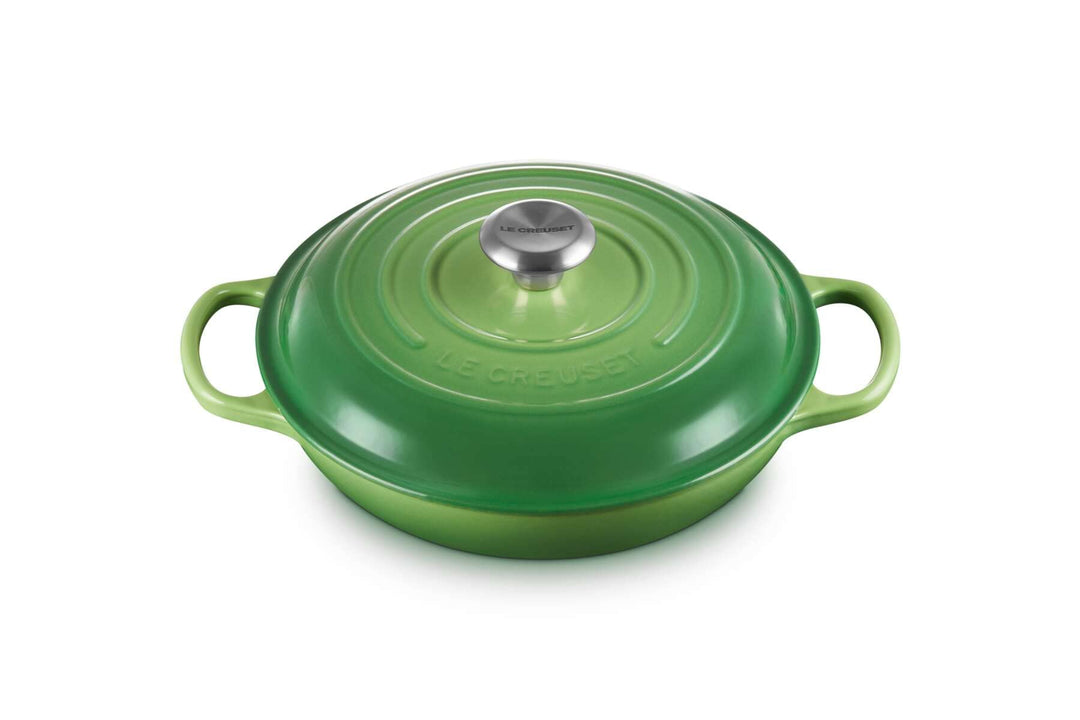 Le Creuset Signature Gusseisen Gourmet-Profitopf, Rund, Ø 26 cm, 2,2 l, Für alle Herdarten inkl. Ind