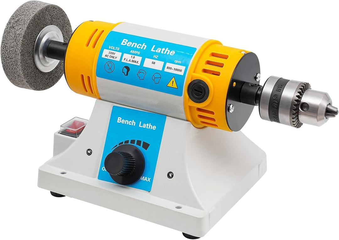 OUKANING Tischpolierer Poliermaschine 10000U/min - Poliermaschine Schmuck 320W Kleine multifunktiona