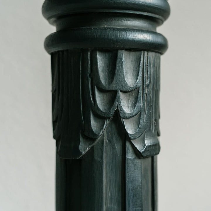 livasia Säule aus Albiziaholz, dekorative balinesische Holzsäule, Blumenpodest aus Indonesien, Handa