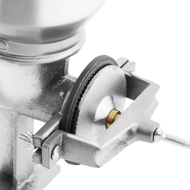 Getreidemühle Manuelle,Flockenquetsche mit C-förmigen Klemme,Mahlgrad Einstellbar für Kaffee, Nüsse,