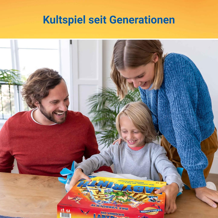 Ravensburger Familienspiel 26955 - Das verrückte Labyrinth - Gesellschaftsspiel - Spieleklassiker fü