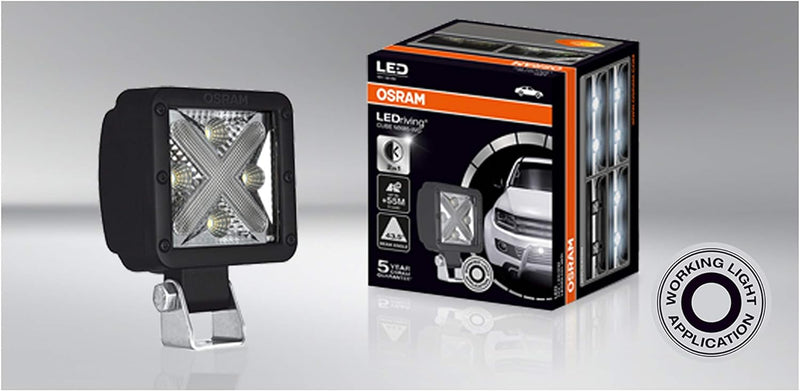 Osram LEDDL101-WD LEDriving CUBE MX85-WD LED Arbeitsscheinwerfer, 85 x 57 x 121,5 mm, MX85-WD