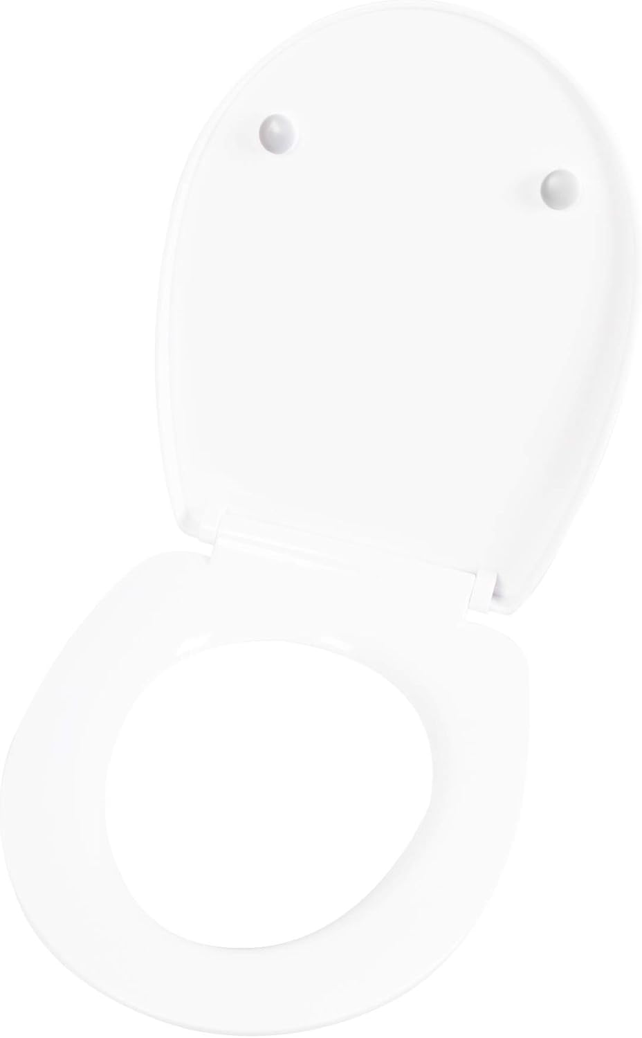 Cornat WC-Sitz "Casal" - Klassisch weisser Look - Pflegeleichter Thermoplast - Quick up & Clean Funk