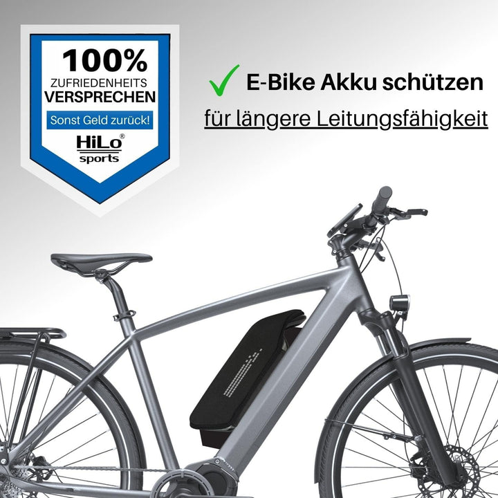 HiLo sports E-Bike Akku Schutzhülle - [Für Bosch Powerpack] - Schützt vor Kälte und Schmutz - Neopre