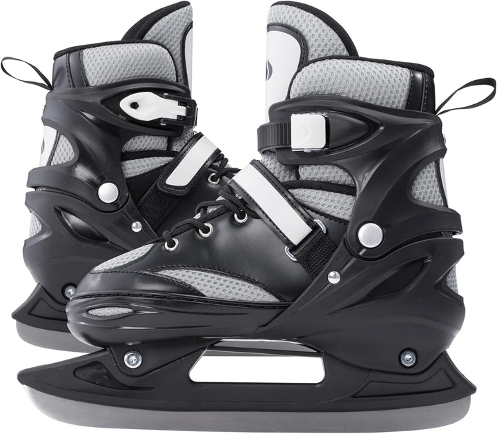 Navaris Schlittschuhe für Kinder und Erwachsene - Ice Skates Damen grössenverstellbar - Mit Werkzeug