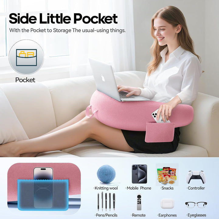 Gaming Kissen & Lesekissen, Reading Pillow für das Sitzen auf dem Bett/Sofa/Fussboden, Fütterungs/Hä